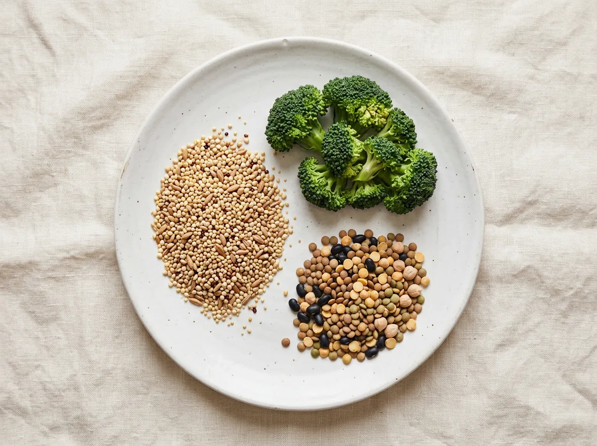 Chromium-rich whole grains and broccoli - chromium normal blood glucose support